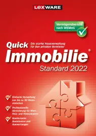 QuickImmobilie Standard 2022 Jahresversion, EAN: 9783648155981, Best.Nr. LXO1254, erschienen 06/2021, € 129,00
