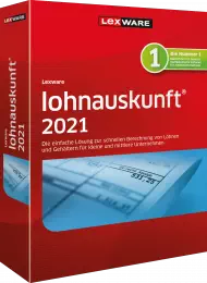 lohnauskunft 2021 Jahresversion, Best.Nr. LXO2129, erschienen 01/2021, € 149,00