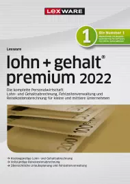 lohn + gehalt premium 2022 Jahresversion, EAN: 9783648150894, Best.Nr. LXO2135, erschienen 10/2021, € 1.029,00