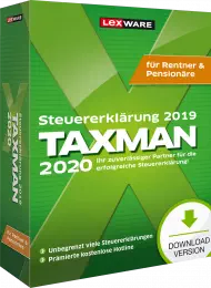 TAXMAN 2020 für Rentner & Pensionäre, EAN: 9783648129210, Best.Nr. LXO5062, erschienen 11/2019, € 34,90