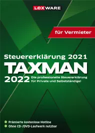 TAXMAN 2022 für Vermieter, EAN: 9783648151372, Best.Nr. LXO5077, erschienen 11/2021, € 32,99