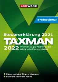 TAXMAN 2022 professional 3-Platz Lizenz, EAN: 9783648151723, Best.Nr. LXO5079, erschienen 11/2021, € 154,95