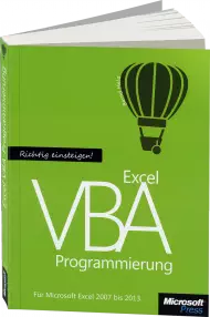 Richtig einsteigen: Excel VBA-Programmierung, Best.Nr. MSE-5226, erschienen 06/2013, € 15,90