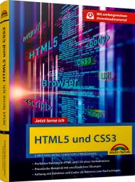 Jetzt lerne ich HTML5 und CSS3, ISBN: 978-3-95982-549-8, Best.Nr. MT-2549, erschienen 09/2018, € 9,95