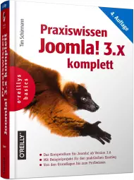 Praxiswissen Joomla! 3.x komplett, ISBN: 978-3-96009-007-6, Best.Nr. OR-007, erschienen 01/2017, € 29,90