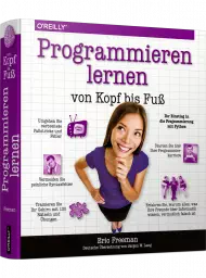 Programmieren lernen von Kopf bis Fuß, ISBN: 978-3-96009-076-2, Best.Nr. OR-076, erschienen 07/2018, € 39,90
