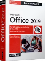 Microsoft Office 2019 - Das Handbuch, ISBN: 978-3-96009-103-5, Best.Nr. OR-103, erschienen 03/2019, € 29,90