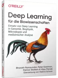 Deep Learning für die Biowissenschaften, ISBN: 978-3-96009-130-1, Best.Nr. OR-130, erschienen 02/2020, € 36,90