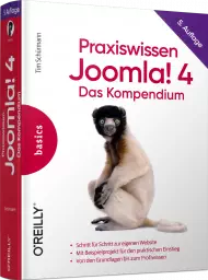 Praxiswissen Joomla! 4, ISBN: 978-3-96009-180-6, Best.Nr. OR-1806, erschienen 03/2022, € 42,90