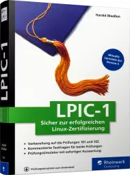 LPIC-1 - Sicher zur erfolgreichen Linux-Zertifizierung, ISBN: 978-3-8362-6375-7, Best.Nr. RW-6375, erschienen 08/2018, € 34,90