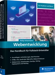 Webentwicklung, ISBN: 978-3-8362-6882-0, Best.Nr. RW-6882, erschienen 04/2021, € 39,90