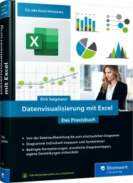 Datenvisualisierung mit Excel, ISBN: 978-3-8362-7331-2, Best.Nr. RW-7331, erschienen 09/2021, € 39,90
