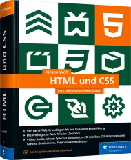 HTML5 und CSS3, ISBN: 978-3-8362-8117-1, Best.Nr. RW-8117, erschienen 07/2021, € 49,90
