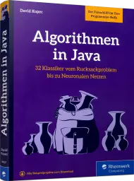 Algorithmen in Java, ISBN: 978-3-8362-8452-3, Best.Nr. RW-8452, erschienen 06/2021, € 29,90