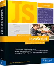 JavaScript, ISBN: 978-3-8362-8629-9, Best.Nr. RW-8629, erschienen 10/2021, € 49,90