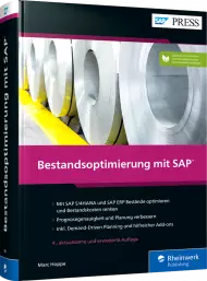 Bestandsoptimierung mit SAP, ISBN: 978-3-8362-8988-7, Best.Nr. RW-8988, erschienen 11/2022, € 89,90