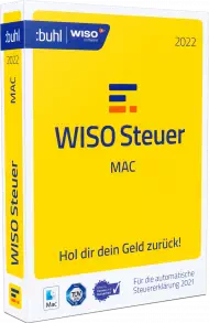 WISO Steuer Mac 2022, EAN: 4011282004040, Best.Nr. SO-2767, erschienen 11/2021, € 39,99