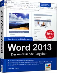 Word 2013 - Der umfassende Ratgeber, ISBN: 978-3-8421-0120-3, Best.Nr. VF-0120, erschienen 01/2014, € 29,90