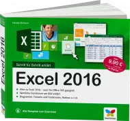Excel 2016 - Schritt für Schritt erklärt, ISBN: 978-3-8421-0185-2, Best.Nr. VF-0185, erschienen 11/2016, € 9,90