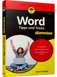 Word Tipps und Tricks für Dummies - Das Pocketbuch, ISBN: 978-3-527-71664-7, Best.Nr. WL-71664, erschienen 10/2019, € 9,99