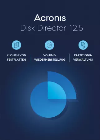 Disk Director 12.5 Workstation 1 PC Version Upg. inkl AAP
