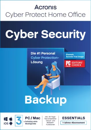 Cyber Protect Home Office Essentials 3 Geräte  1 Jahr