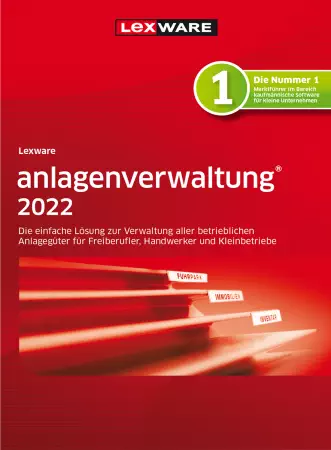 Lexware anlagenverwaltung 2022 Jahresversion