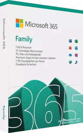 Microsoft 365 Family - Key Card