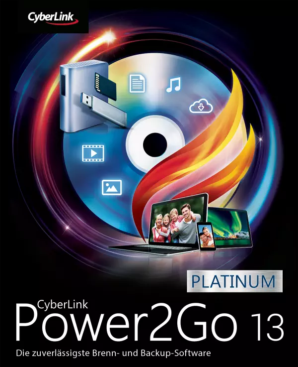 Power2Go 13 Platinum für Windows