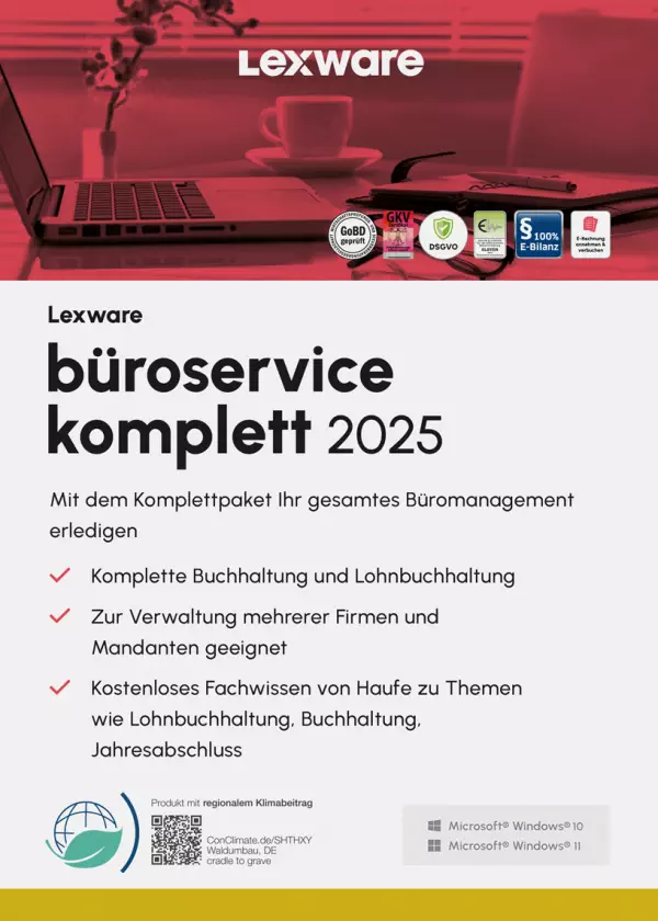 büroservice komplett 2023 - Einzelplatz - Abo
