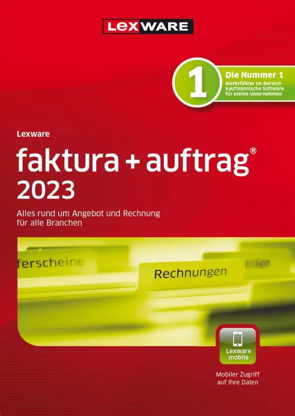 faktura+auftrag 2023 Jahreslizenz