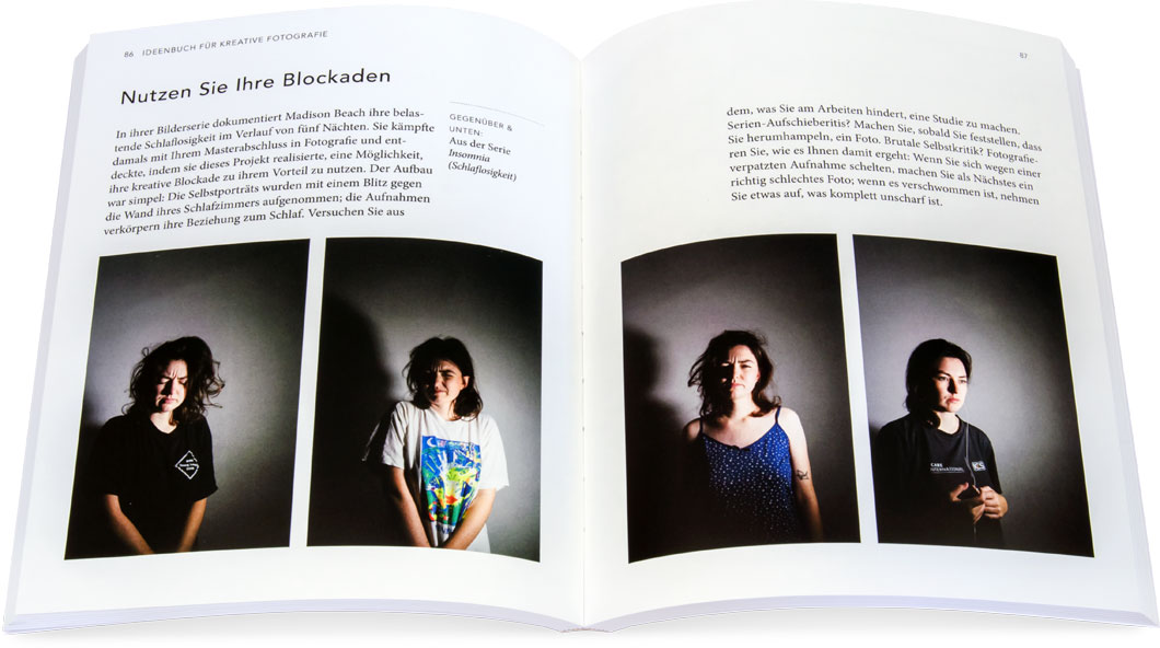 Blick ins Buch: Ideenbuch für kreative Fotografie
