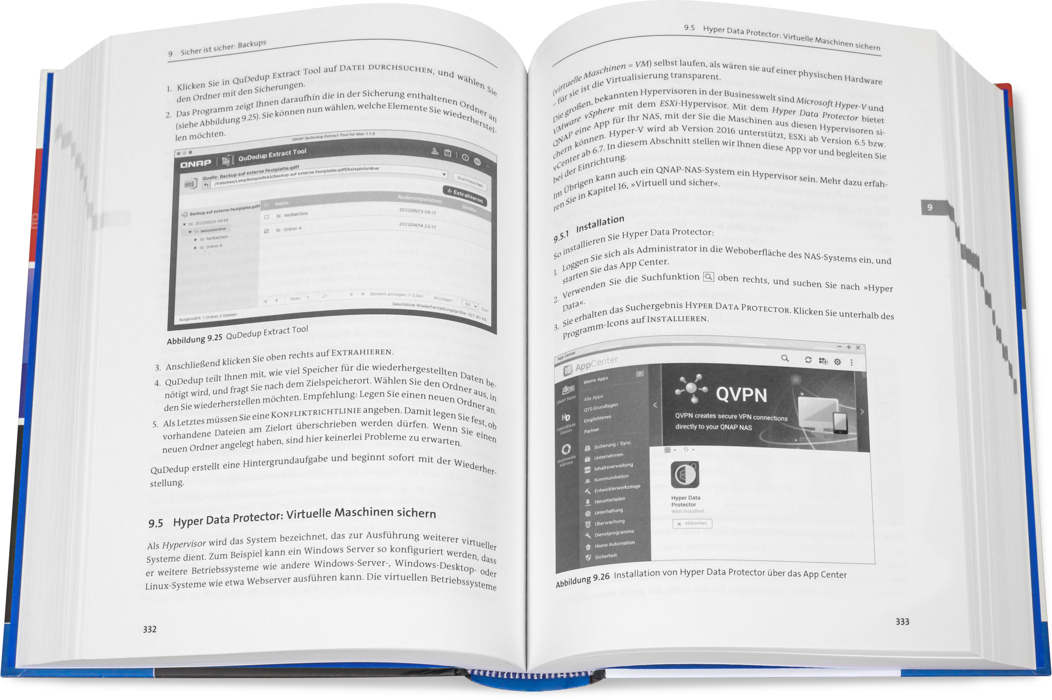 Blick ins Buch: QNAP NAS - Das umfassende Handbuch
