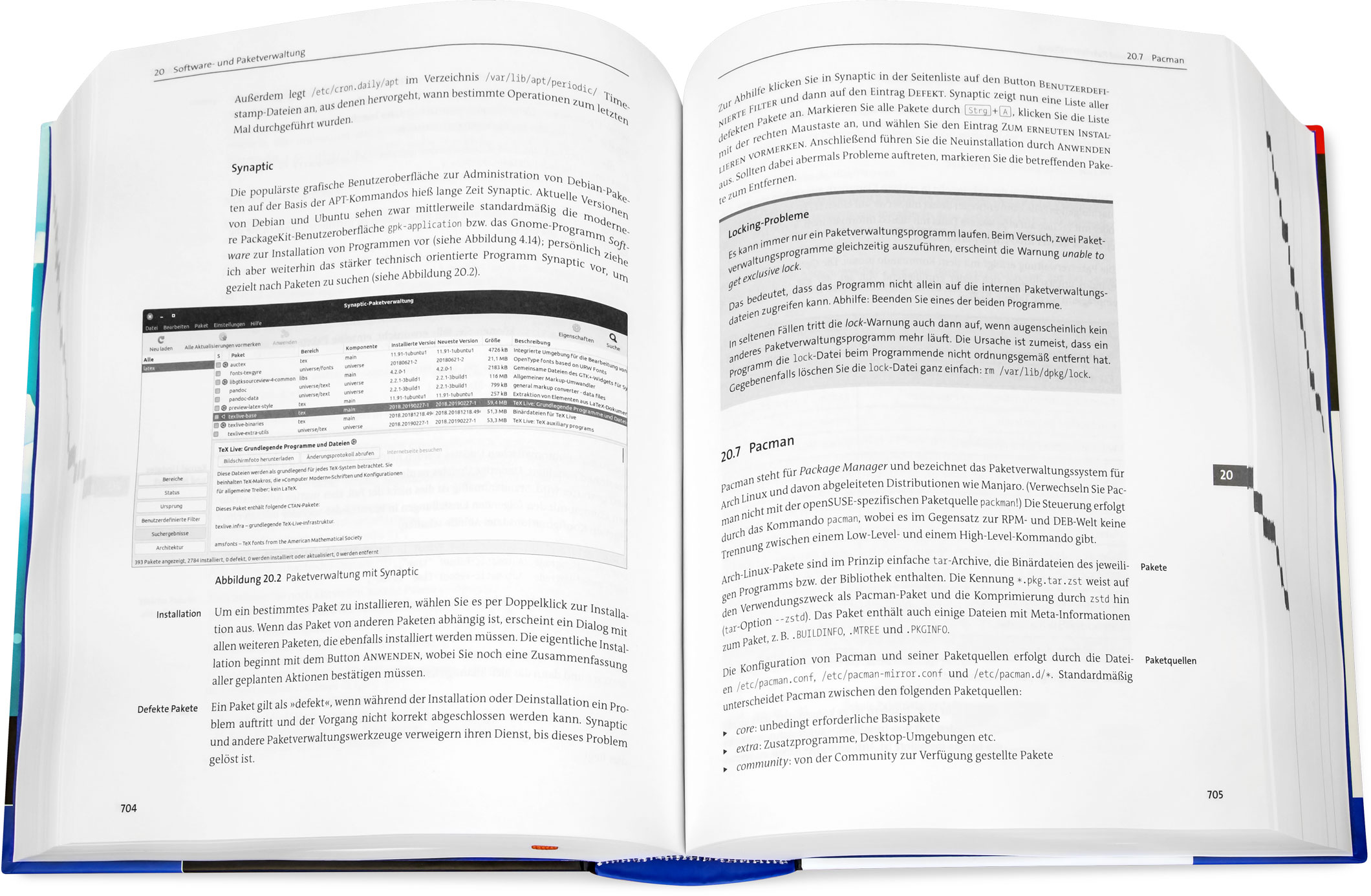 Blick ins Buch: Linux - Das umfassende Handbuch