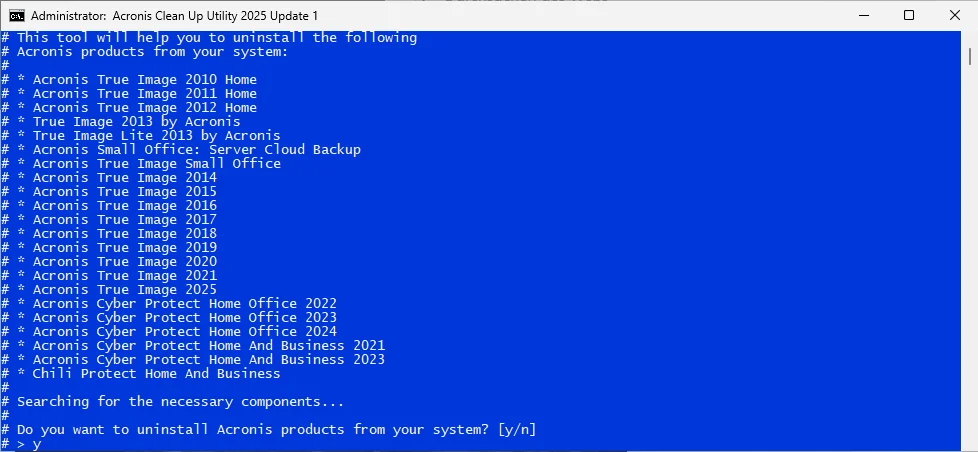 Acronis Clean Up Utility 2.0