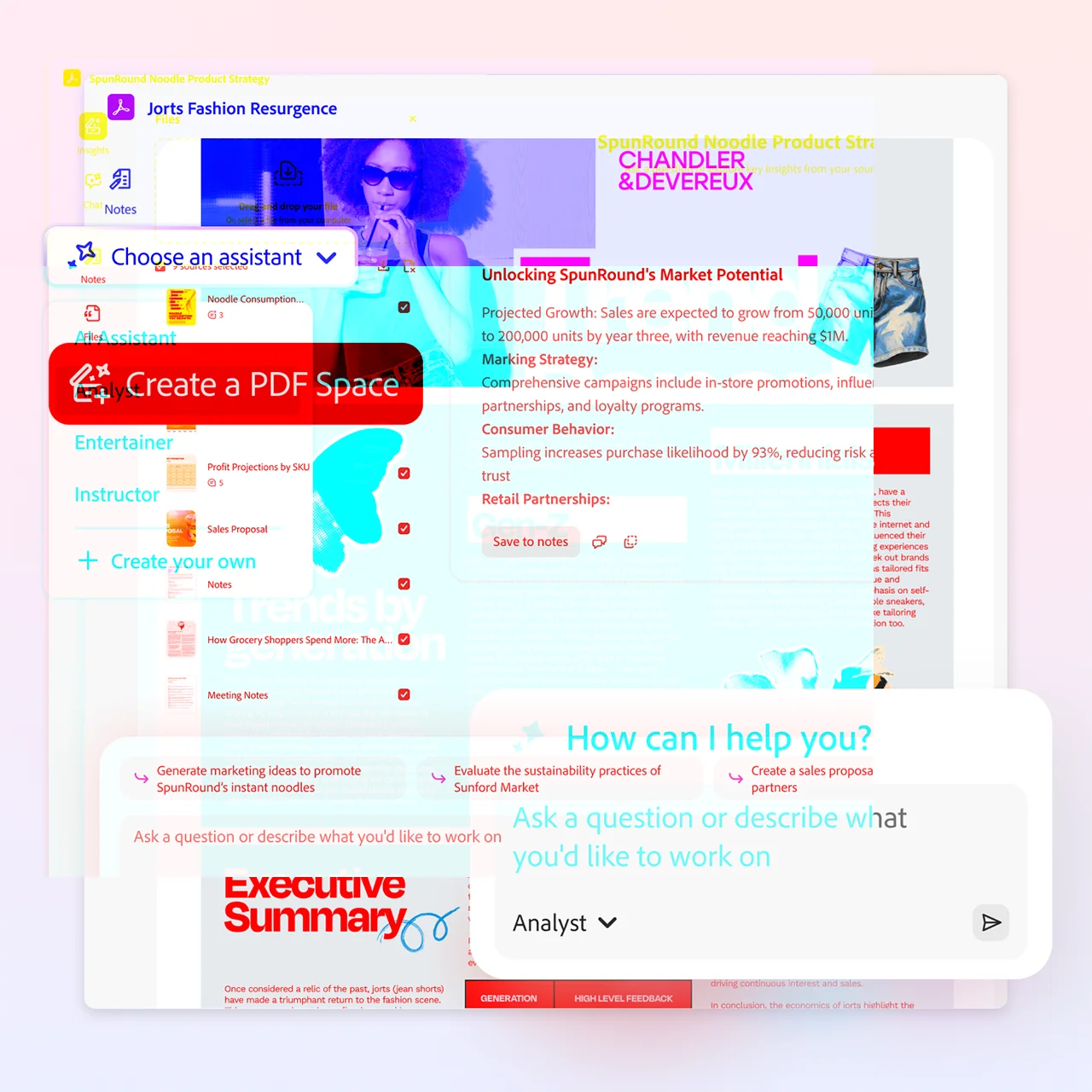 Adobe Acrobat Studio KI-Assistenten