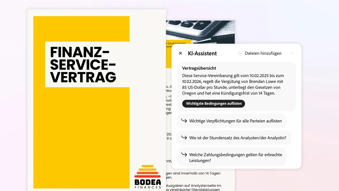 Verträge mit dem KI-Assistenten verständlich machen