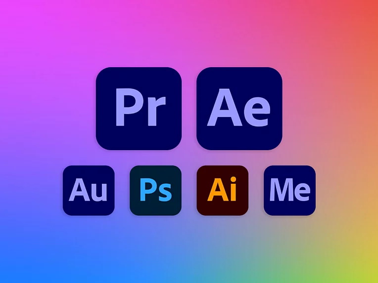 Adobe Premiere, Photoshop, Illustrator