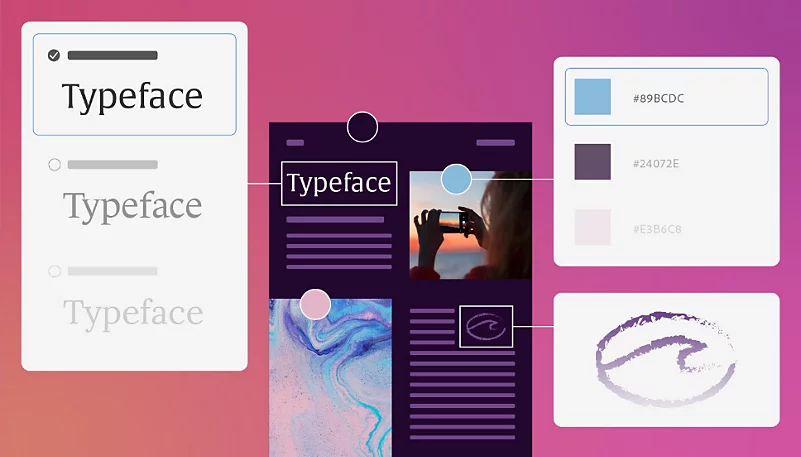Farbpaletten und Formen aus Adobe Capture in InDesign importieren
