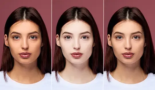 Automatischer Hautton