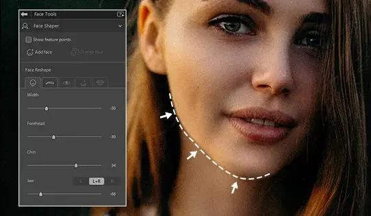 Gesichter retuschieren