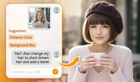 Bearbeitung per Chat