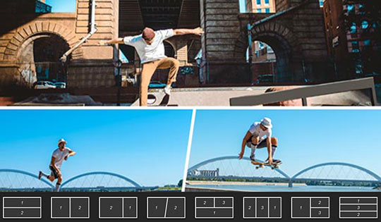 Video-Collage mit Effekten