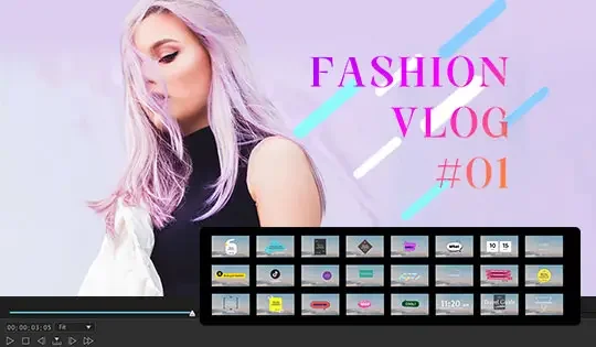 Anpassbare animierte Titel