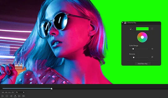Green Screen Effekte mit Chroma Key