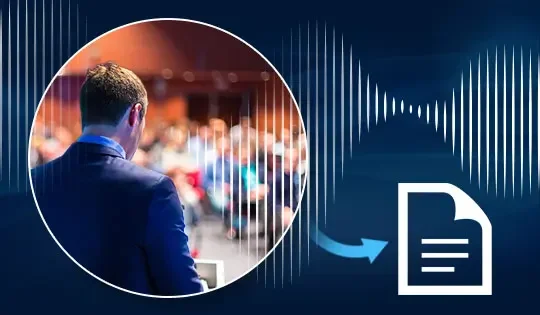 Sprache in Text umwandeln