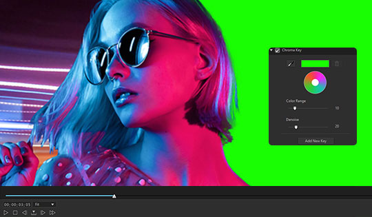 Green Screen Effekte mit Chroma Key
