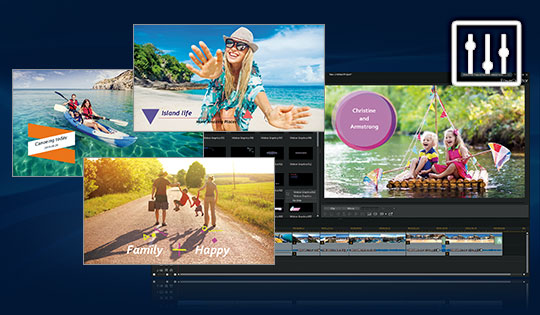 CyberLink PowerDirector 2025 – Neu: Animierte Grafiktitel