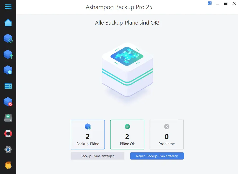 Backup Pro 25 Screenshot - Backuppläne