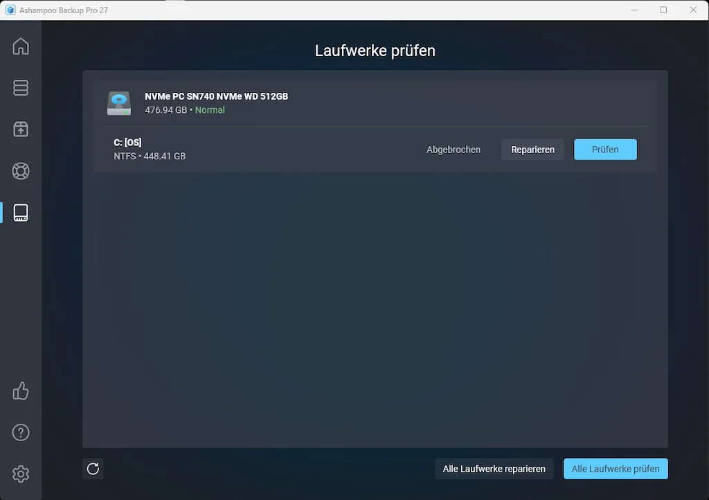 Ashampoo Backup Pro 27